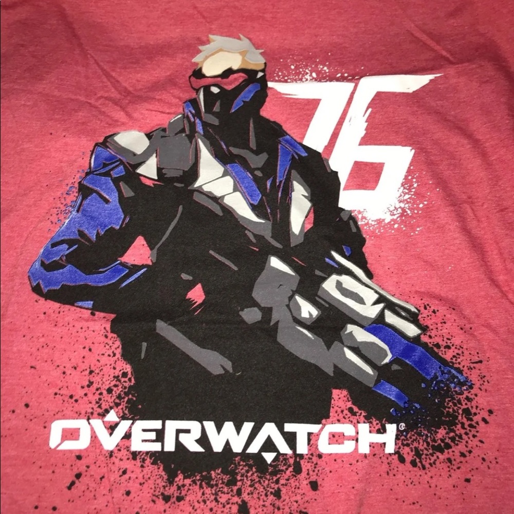 Blizzard Overwatch soldier 76 t-shirt